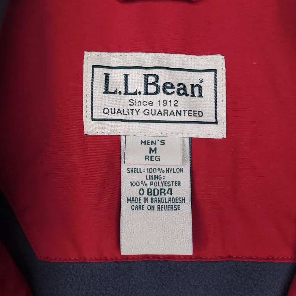 L.L. Bean measurements see